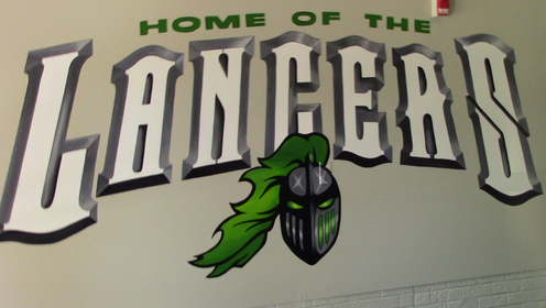 Lancers with Green and White Knights Head